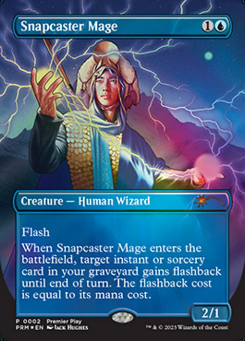 Snapcaster Mage - Borderless - Inverted (Foil)