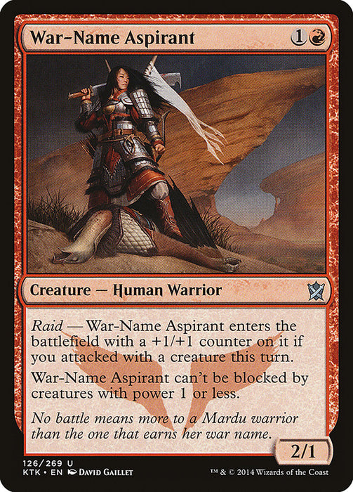War-Name Aspirant  (Foil)