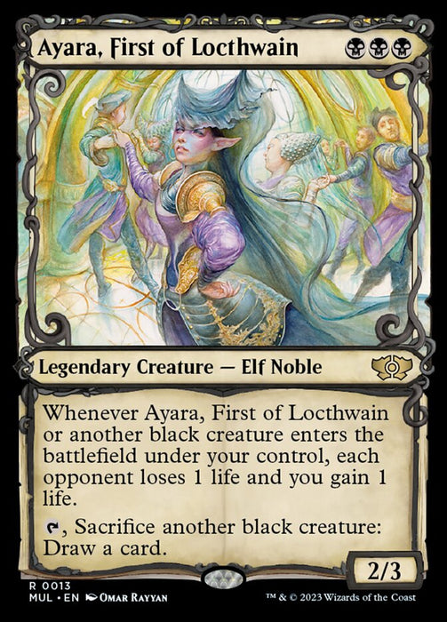 Ayara, First of Locthwain - Legendary- Showcase (Foil)