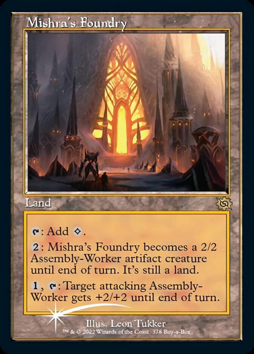 Mishra's Foundry - Retro Frame (Foil)
