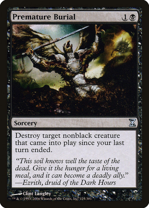 Premature Burial  (Foil)