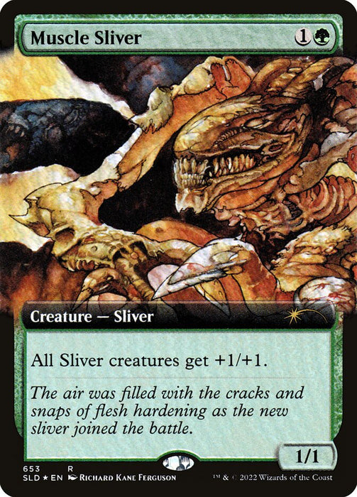 Muscle Sliver - Extended Art (Foil)