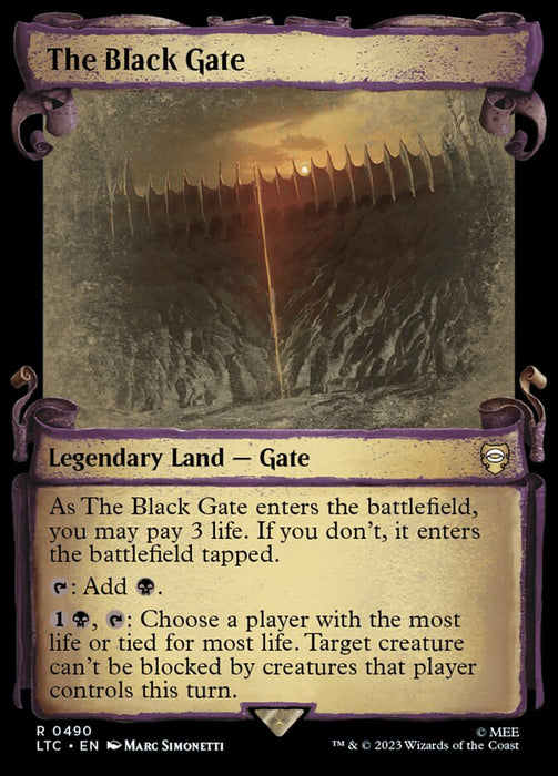 The Black Gate - Showcase- Legendary (Foil)