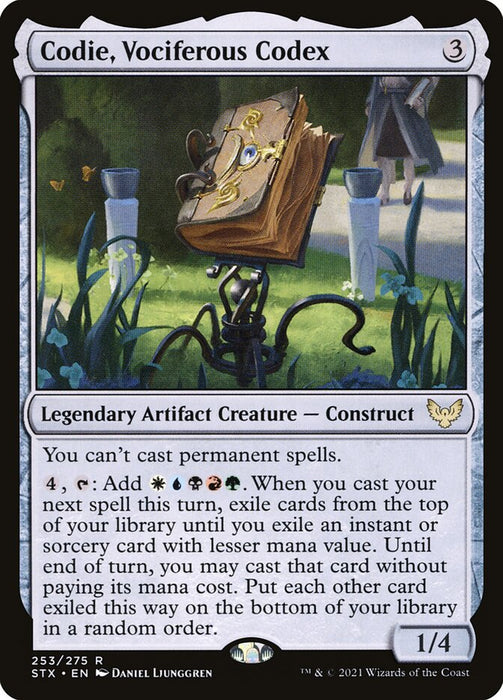 Codie, Vociferous Codex  - Legendary (Foil)
