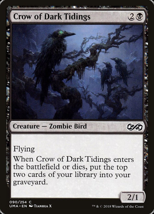 Crow of Dark Tidings  (Foil)