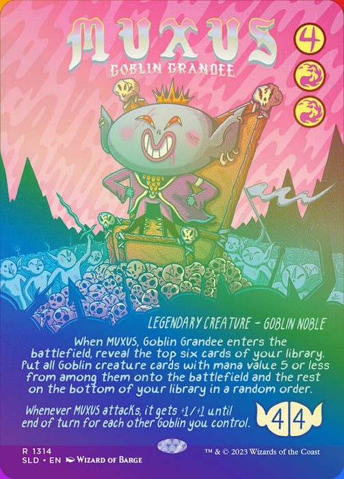 Muxus, Goblin Grandee - Borderless - Legendary (Foil)