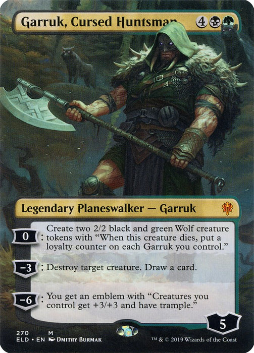 Garruk, Cursed Huntsman - Borderless
