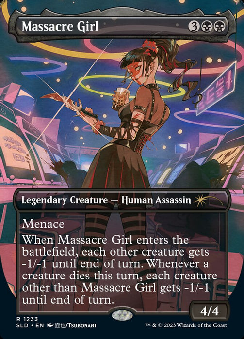 Massacre Girl - Borderless - Full Art - Legendary- Inverted