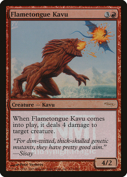 Flametongue Kavu  (Foil)