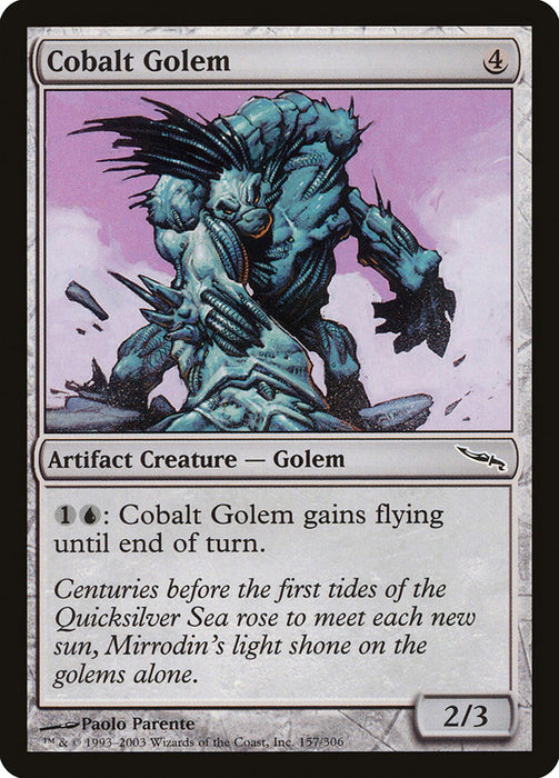 Cobalt Golem  (Foil)
