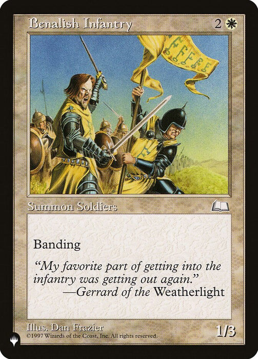 Benalish Infantry - Retro Frame