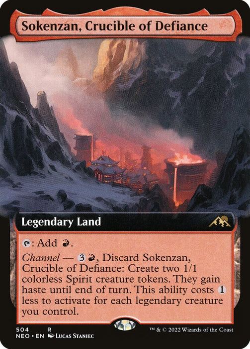 Sokenzan, Crucible of Defiance  - Legendary - Extended Art (Foil)