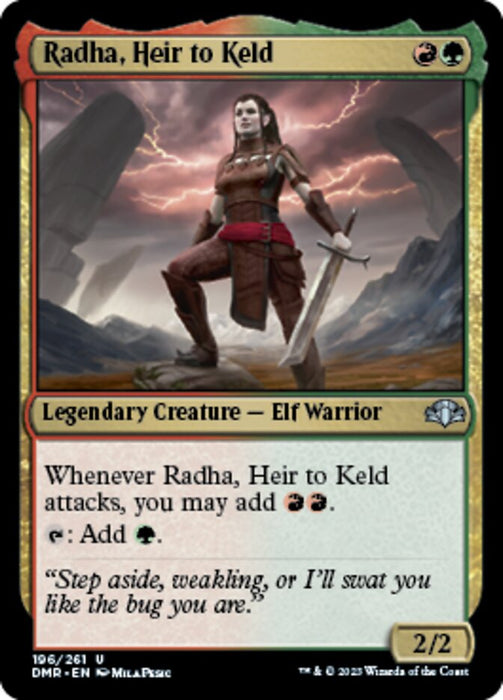 Radha, Heir to Keld - Legendary (Foil)