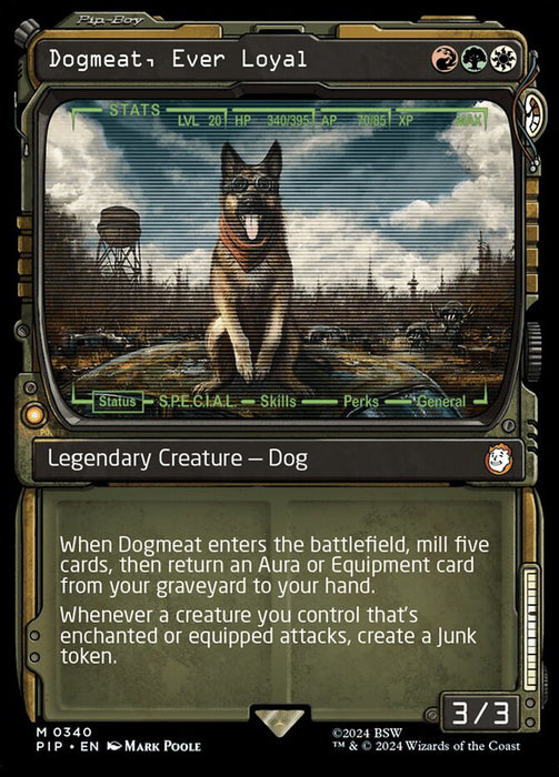 Dogmeat, Ever Loyal - Showcase- Legendary- Inverted