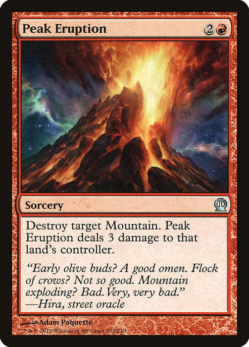 Peak Eruption  (Foil)