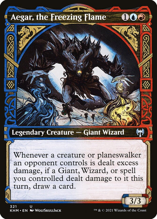 Aegar, the Freezing Flame  - Showcase - Legendary (Foil)