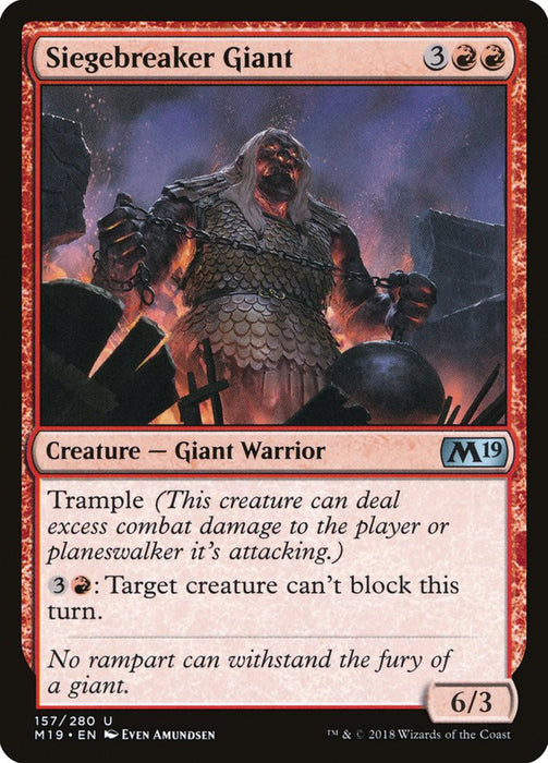 Siegebreaker Giant  (Foil)
