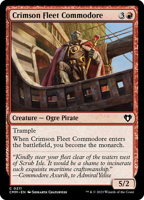 Crimson Fleet Commodore (Foil)