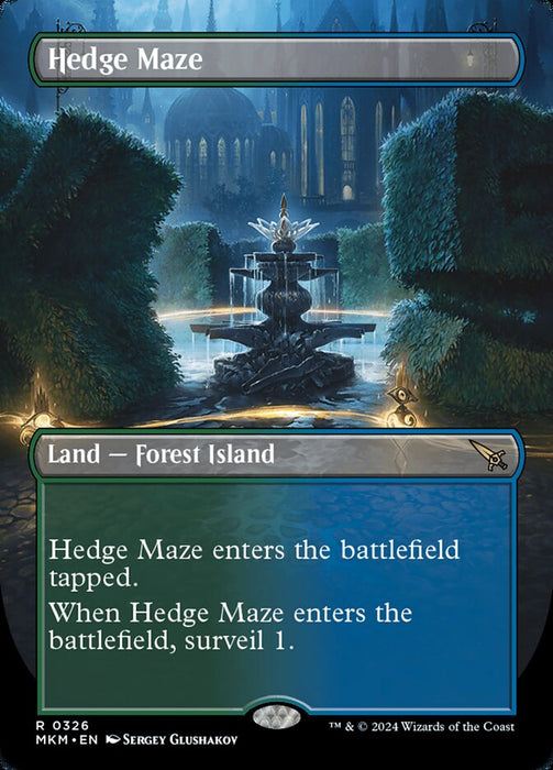 Hedge Maze - Borderless - Inverted