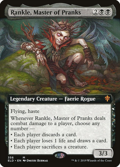 Rankle, Master of Pranks  - Legendary - Extended Art (Foil)