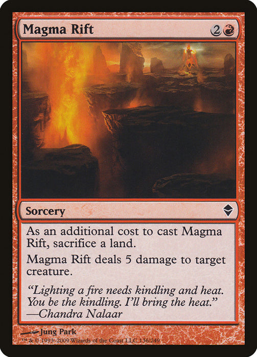 Magma Rift  (Foil)