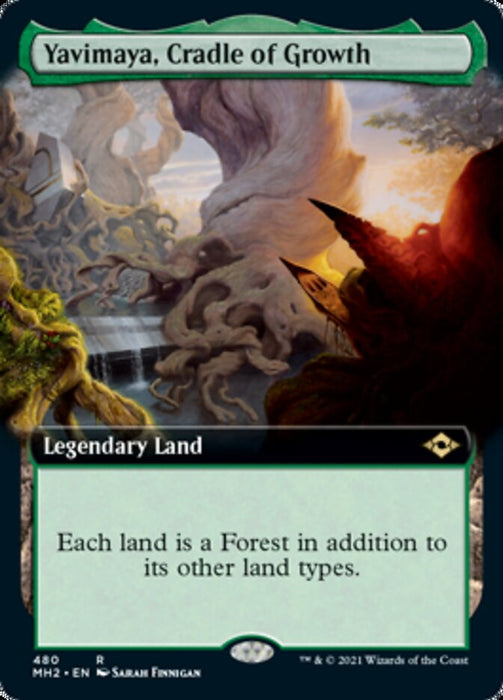 Yavimaya, Cradle of Growth  - Legendary - Extended Art