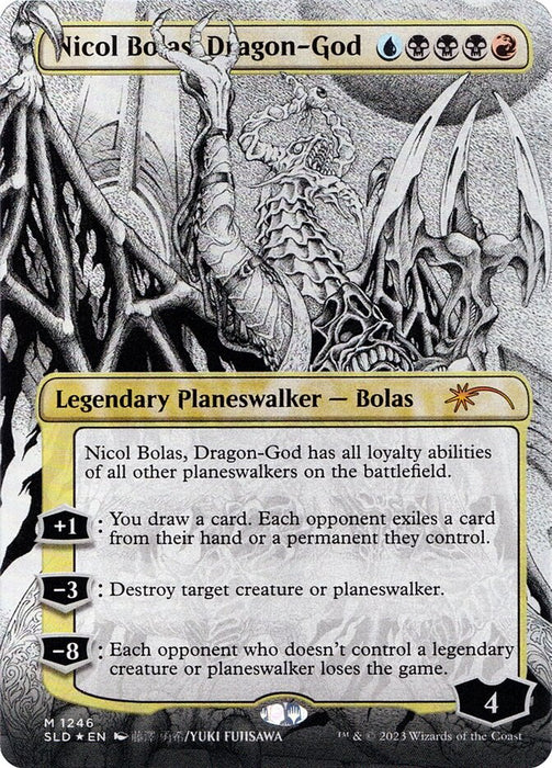 Nicol Bolas, Dragon-God - Borderless (Foil)