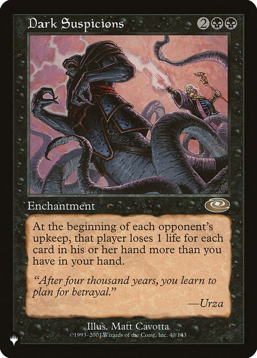 Dark Suspicions - Retro Frame