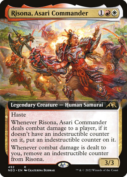 Risona, Asari Commander  - Legendary - Extended Art (Foil)