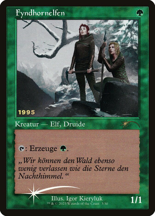 Fyndhorn Elves - Retro Frame (Foil)