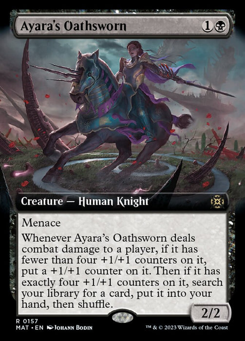 Ayara's Oathsworn - Extended Art (Foil)