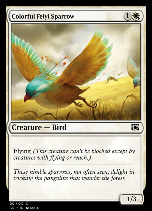 Colorful Feiyi Sparrow  (Foil)