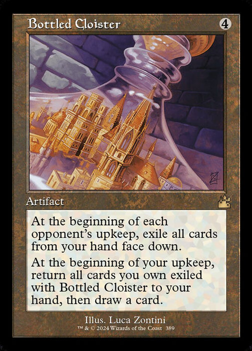 Bottled Cloister - Retro Frame (Foil)