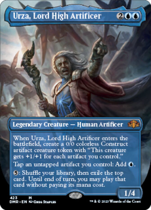 Urza, Lord High Artificer - Borderless - Legendary (Foil)