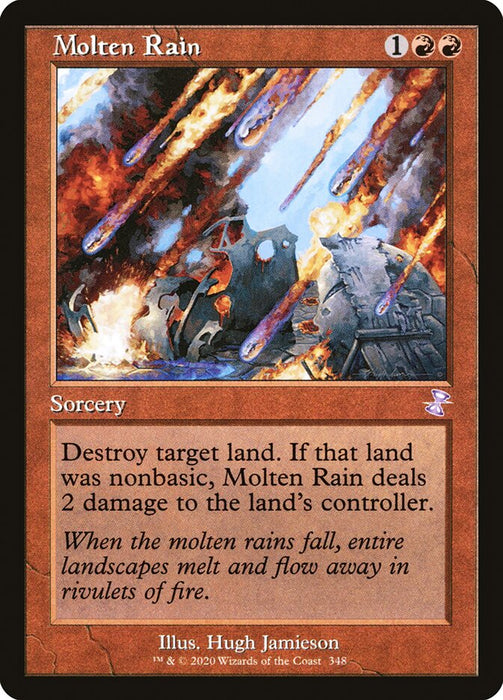 Molten Rain - Retro Frame  (Foil)