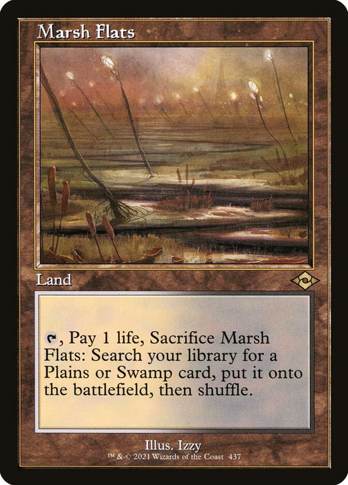 Marsh Flats - Retro Frame  (Foil)