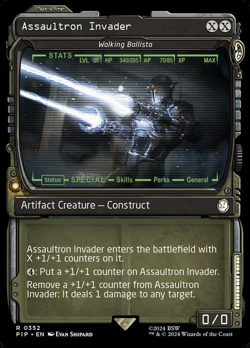 Assaultron Invader - Walking Ballista - Showcase- Inverted (Foil)