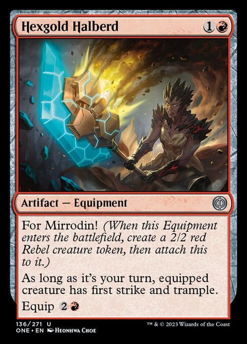 Hexgold Halberd (Foil)