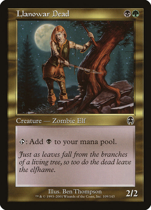Llanowar Dead  (Foil)