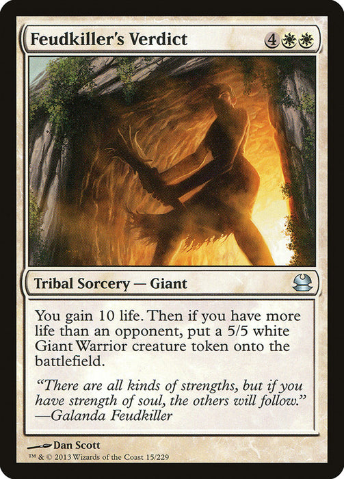 Feudkiller's Verdict  (Foil)