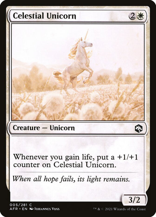 Celestial Unicorn  (Foil)