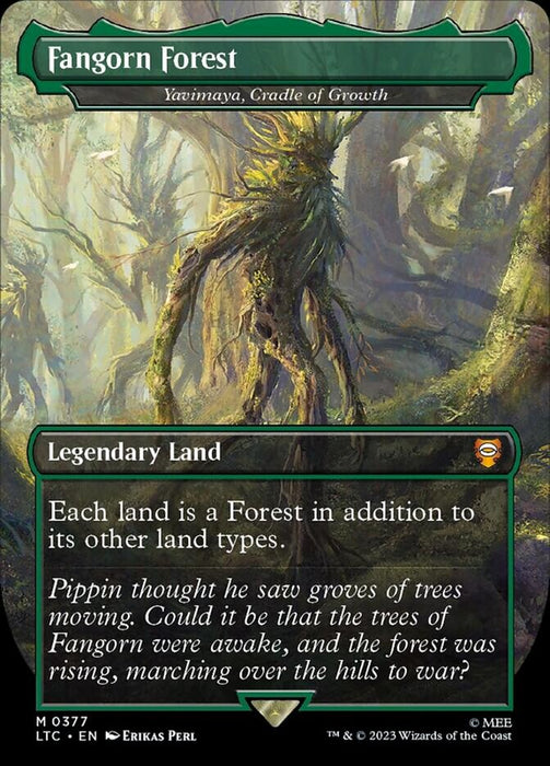 Fangorn Forest - Yavimaya, Cradle of Growth - Borderless - Legendary (Foil)