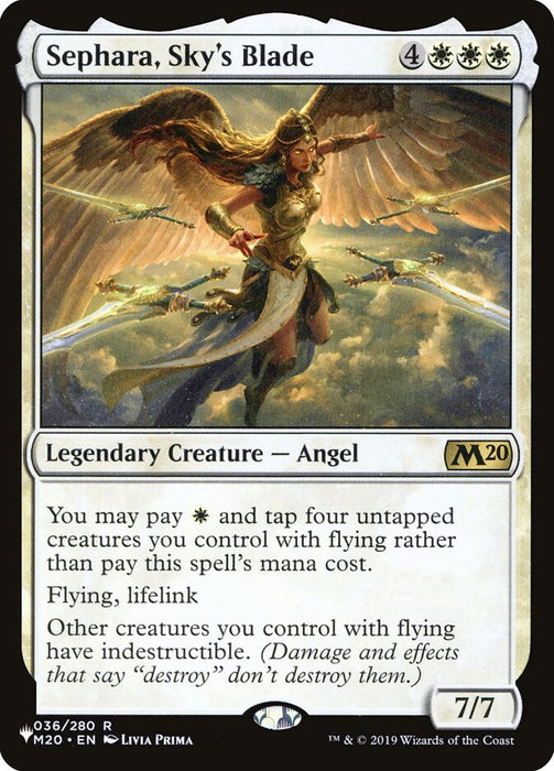 Sephara, Sky's Blade - Legendary (Foil)