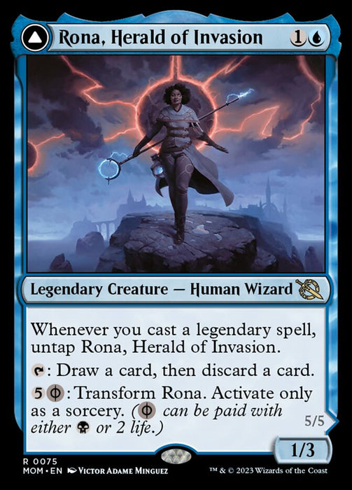 Rona, Herald of Invasion // Rona, Tolarian Obliterator - Legendary