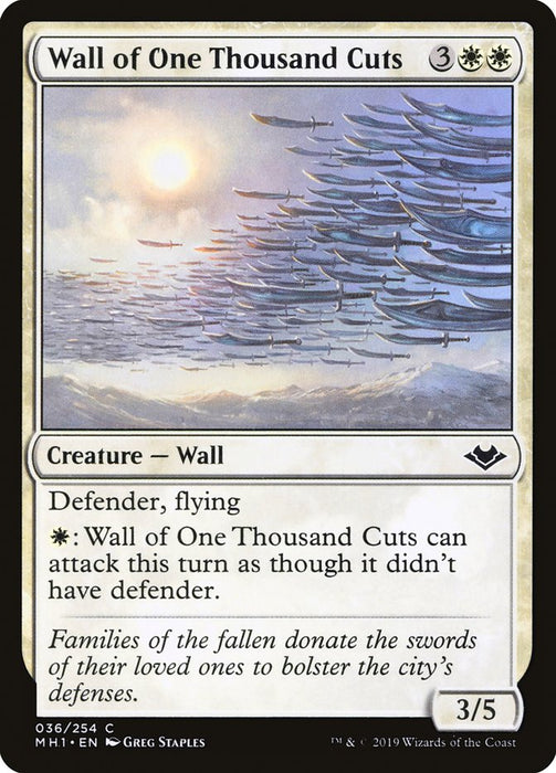 Wall of One Thousand Cuts  (Foil)