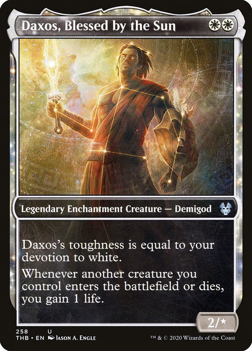 Daxos, Blessed by the Sun  - Nyxtouched - Showcase - Legendary (Foil)