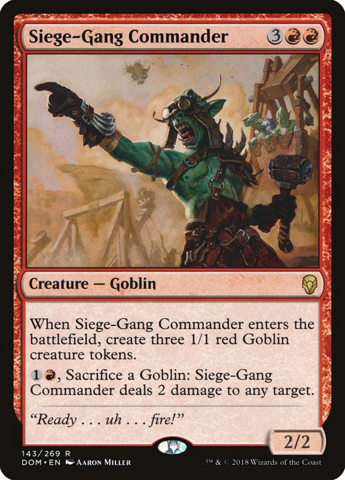 Siege-Gang Commander  (Foil)