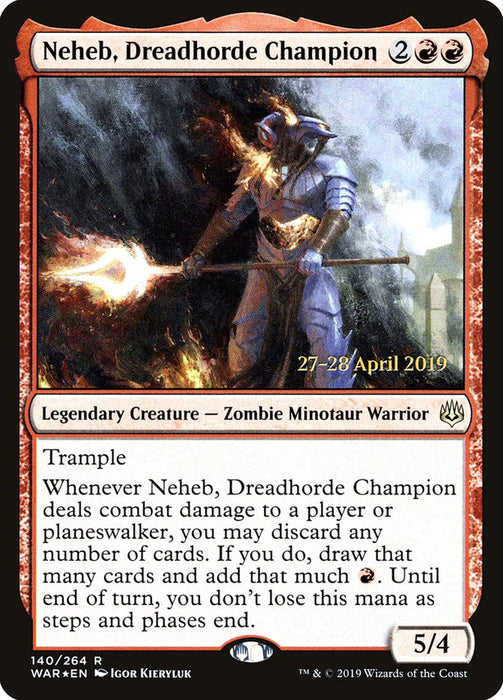 Neheb, Dreadhorde Champion  - Legendary (Foil)