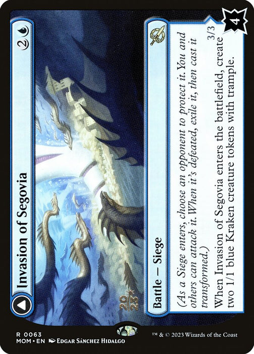 Invasion of Segovia // Caetus, Sea Tyrant of Segovia - Legendary (Foil)
