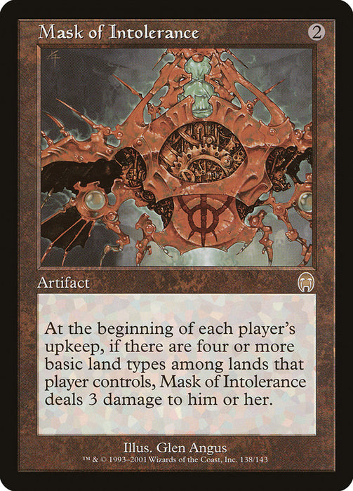 Mask of Intolerance  (Foil)